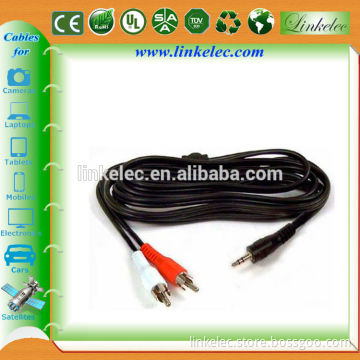 2014 high quality 8m cable RCA aux cable